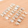 26 Contas de Letras Maiúsculas em Inglês DIY Acessórios para Joias Pingente Criativo Pulseira Furada Colar Pingente S123