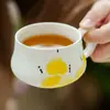 Taza de Café de Cerámica Blanca del Fabricante, Taza para Latte, Taza de Té, Exquisita Taza para el Té de la Tarde, Vaso de Agua
