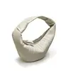 Bolsa Croissant de Pele de Ovelha Novo Estilo, Design de Nicho, Estilo Relaxado, Bolsa de Mão de Couro Genuíno de Alta Qualidade para o Dia a Dia, Bolsa de Ombro para Mulheres