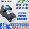 Motor de Inducción AC Zd Micro 15W Velocidad Ajustable Motor con Freno Amortiguado 220V Motor con Reductor