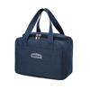 Bolsa de Picnic Pequeña Oxford Catiónica Cuadrada para Estudiantes Trabajadores, Bolsa de Hielo, Bolsa de Almuerzo Portátil, Bolsa Térmica para Llevar Comidas