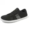 Zapatos minimalistas de punta ancha y suela blanda, zapatos deportivos holgados y cómodos para fitness y levantamiento de pesas, zapatos casuales transpirables antideslizantes de tejido flyknit