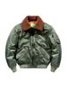 Chaqueta Bomber Ruda de Otoño e Invierno con Cuello de Piel Desmontable, Chaqueta de Vuelo de la Fuerza Aérea, Chaqueta Acolchada de Algodón, Estilo Rudo