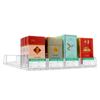 Empujador de cigarrillos mediano, venta al por mayor, caja de cigarrillos ancha, empujador de cigarrillos automático, estante de exhibición de cigarrillos de supermercado emergente de empuje y extracción automático
