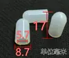 Funda de silicona resistente a altas temperaturas recubrimiento en polvo galvanizado pulverización poste roscado protector funda de silicona tapa de silicona cabeza redonda funda de goma