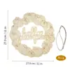 Amazon Halloween Natal Placa Decorativa de Madeira Pendurada TikTok Não Acabado diy Fatia de Madeira Xiyin Decoração de Porta Janela