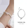 Fujian e Guangdong Prata Esterlina 925 Prata Quebrada Pérola de Imitação Sino Pulseira Feminina Ins Simples Nicho Moda de Alta Qualidade Exquisite Pulseira