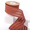 Cinto Tecido Quatro Torções Malha Oca DIY Laço Artesanal Acessórios de Cabelo Floricultura Embalagem de Flores Gola de Roupa Flor