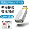 Convertidor HDMI a VGA Yu Shuo para laptop, TV, proyector, cable de video HDMI a VGA, línea de conexión