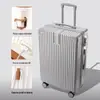 Mala de Viagem de 20 polegadas para Homens, Mala de Rodinhas para Mulheres, Modelo Novo, 24 Polegadas, Fechadura com Senha, Rodas Spinner de Viagem, Mala de Couro, Durável