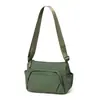 Bolsa Transversal de Lona Ultraleve para Mulheres Nova de Nylon Impermeável Casual com Múltiplos Compartimentos Grande Capacidade Bolsa para Mãe Tendência