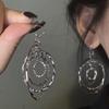 Aretes Retro Martillados Multicapa, Aretes Colgantes para Mujer, Aretes Frescos de Estilo Bohemio, Aretes Modernos y Personalizados