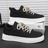 Zapatos para Hombre 2024 Verano Nuevo Estilo Transpirables Suela Gruesa de Lona Diseño de Nicho Versátiles Estudiante Casual Tenis Tendencia