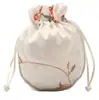 10Yjgz Saquinho Bordado com Cordão de Frutas Arredondadas Bolsa para Joias Bolsa para Brinquedos Bolsa de Noz Bolsa para Contas Budistas Leidezhu