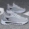 Sapatos Masculinos Novo Estilo Sapatos Esportivos de Exportação Estilo Coreano Masculino Cano Baixo Malha Respirável Sapatos Casuais Modernos Sapatos de Corrida Masculinos com Cadarço