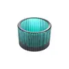 Taza de Vela de Aromaterapia DIY de Grano Fino de Colores, Portavelas de Vidrio Resistente a Altas Temperaturas, Elegante Taza de Vela para Decoración de Hotel y Hogar