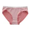 Calcinha Plaid Dongdaemun com Grafeno, Sem Costura, Respirável, com Renda, Doce Estilo Menina Japonesa