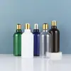 Garrafa de Alumínio Anodizado com Bico Longo e Tampa Flip-Top de 500ml, Garrafa para Loção, Garrafa para Tônico, Garrafa Refil para Gel de Banho, Garrafa Plástica Vazia