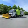 Vehículo de Limpieza y Barrido de Carreteras de Doble Propósito Húmedo y Seco de 5.5 Metros Cúbicos Dongfeng con Doble Motor y Pala para Nieve