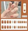 Parches de Uñas Desgastables Personalizados, Uñas Desgastables de Alta Gama, Parches de Uñas Cortos Pintados a Mano, Parches Desgastables para Manicura al por Mayor