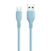 Cabo de Dados de Silicone Transfronteiriço Adequado para Celulares Apple, Xiaomi, Huawei e Android Tipo-C, Cabo de Carregamento Super Rápido