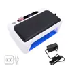 Lámpara de Uñas Portátil de Alto Poder 380W con Reposamanos Inteligente y Sensor, Doble Fuente de Luz, Secado Rápido, Lámpara para Hornear Uñas