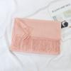 Bufanda de bambú de estilo coreano para mujer, otoño e invierno 2023, nueva bufanda de color sólido de Corea del Sur, otoño e invierno, borla, chal grande, venta al por mayor