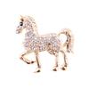 Broche de animal de caballo de diamantes de moda japonesa y coreana, broche de ramillete para mujer, hebilla de este año, fábrica directa de una generación de cabello