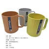 Vaso para Enjuague Bucal, Vaso para Cepillo de Dientes, Vaso de Plástico para Lavar, Vaso de Agua Grueso de Alta Calidad para el Hogar, Dormitorio, Estudiante, Moda, Vaso para Cepillo de Dientes