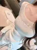 Suéter Tejido con Pedrería 'Pure Desire' para Mujer, Otoño e Invierno, Corte Ajustado, Gama Alta, Súper Elegante, Elegante y Hermoso, Perfecto como Capa Interior o Camiseta Básica