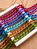 Correas de hombro de moda europeas y americanas al por mayor, cadenas acrílicas, cadenas para debajo del brazo, accesorios para ropa, accesorios de correa para bolso personalizados, cadenas para teléfono móvil