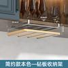 Estante para tabla de cortar colgante de gabinete Estante para puerta de gabinete Estante de almacenamiento de cocina Tapa de olla Gancho para rollo de papel Estante de almacenamiento multifuncional Venta al por mayor puntual