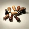 Mango de madera de pata de pollo, mango de madera maciza, mango de cafetera, mango de tapa de olla, tirador de mueble, tirador vintage de alta gama