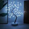 Lámpara con Forma de Árbol, Lámpara Bonsái, Lámpara de Mesa Decorativa, Luz de Noche LED, Flor de Rosa, Flor de Ciruelo, Lámpara de Hoja de Arce, Iluminación Continua, Protección Ocular