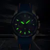 Reloj Elegante de Negocios para Hombre con Correa de Silicona Lige