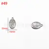Venta al por mayor del fabricante Acero Inoxidable Presión de Aceite Colgante Cabeza Humana DIY Estilo Europeo y Americano Colgante Personalizado Accesorios de Joyería DIY