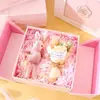 En stock Rosa Solapa Caja Vacía Caja de Regalo Perfume Lápiz Labial Caja de Regalo Cuidado de la Piel Caja de Regalo Cosmético