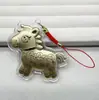 Pingente de cavalo pequeno em ouro puro 999, traz riqueza instantânea, corrente para celular, chaveiro de bolsa, presente promocional para atrair clientes