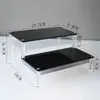 Rack Escada de Acrílico Preto Modelo Exibidor de Mãos Rack de Armazenamento para Bonecas Molly Blind Box Rack de Exibição de Pulseiras