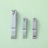 Tijeras de uñas de alta gama para el hogar del fabricante, cortaúñas anti-salpicaduras, disponibles en varios tamaños, set de punta angulada para recortar uñas