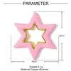 Venta Caliente Aceite Gotero de Dopamina Corazón Estrella Colgante de Collar de Cobre Zirconia DIY Pulsera de Tortuga Femenina Accesorios de Joyería
