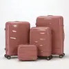 Set de Equipaje de Cabina de PP Exportación 12 pulgadas + 20 pulgadas + 24 pulgadas + 28 pulgadas Maleta de Carrito de Viaje Contraseña Set de Maletas Madre-Hijo