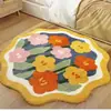 Tapetes de Chão Desenho Animado, Tapetes de Chão para Plantas e Flores Domésticas, Tapetes de Chão de Banheiro Domésticos Absorventes de Água e Resistentes a Manchas, Capachos de Porta de Entrada