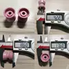 95 Rueda de Cerámica 99 Polea Aluminio de Oxidación Titanio Cerámica Resistente al Desgaste Guía de Hilo Guía de Cable Piezas de Máquina Textil Fabricante Venta Directa Fija