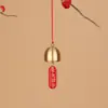 Adornos Metálicos de Campana Colgantes Adornos de Puerta China Bendición Pequeños Colgantes de Carrillón de Viento Fiesta de Nochevieja Accesorios Decorativos DIY