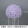 Bolas de Flores Artificiais de Rosa Estilo Europeu Mais Vendidas Transfronteiriças para Decorações de Corredor de Casamento e Arranjos de Fundo de Palco de Casamento
