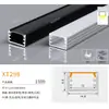 Canal de Aluminio para Luz Lineal LED al por Mayor del Fabricante, Luz Lineal con Borde, Canal de Luz de Aleación de Aluminio, Perfil de Canal de Aluminio para Luz Lineal