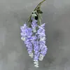 Decoración de Flor de Glicina Flor Flor Gigante Enredadera Rama Larga Cadena Flor de Seda Foto Boda Pesca Abler Enredadera de Flor Falsa