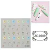 Pegatinas Creativas de Dibujos Animados Transfronterizos Lindas 5D Estéreo Gelatina Pegamento Suave Pegatinas de Relieve Pegatinas para Cuaderno de Graffiti DIY Autoadhesivas