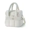 Nova bolsa térmica para almoço transfronteiriça, bolsa para marmita portátil de uso duplo transversal, disponível em várias cores, bolsa térmica à prova d'água com folha de alumínio